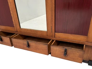 Art Deco Modernist Armoire or Wardrobe by J.J. Zijfers Amsterdam, 1920s